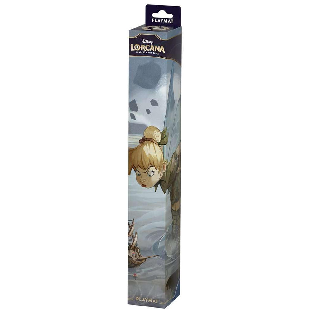 Ravensburger Disney Lorcana Tinker Bell giant fairy playmat provides card protection on any surface.