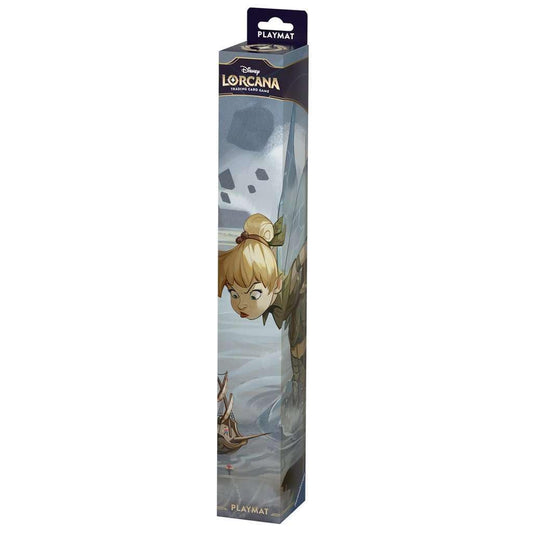 Ravensburger Disney Lorcana Tinker Bell giant fairy playmat provides card protection on any surface.