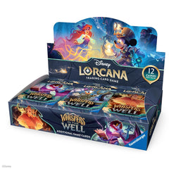 Ravensburger Disney Lorcana booster box display with 24 packs for collectors