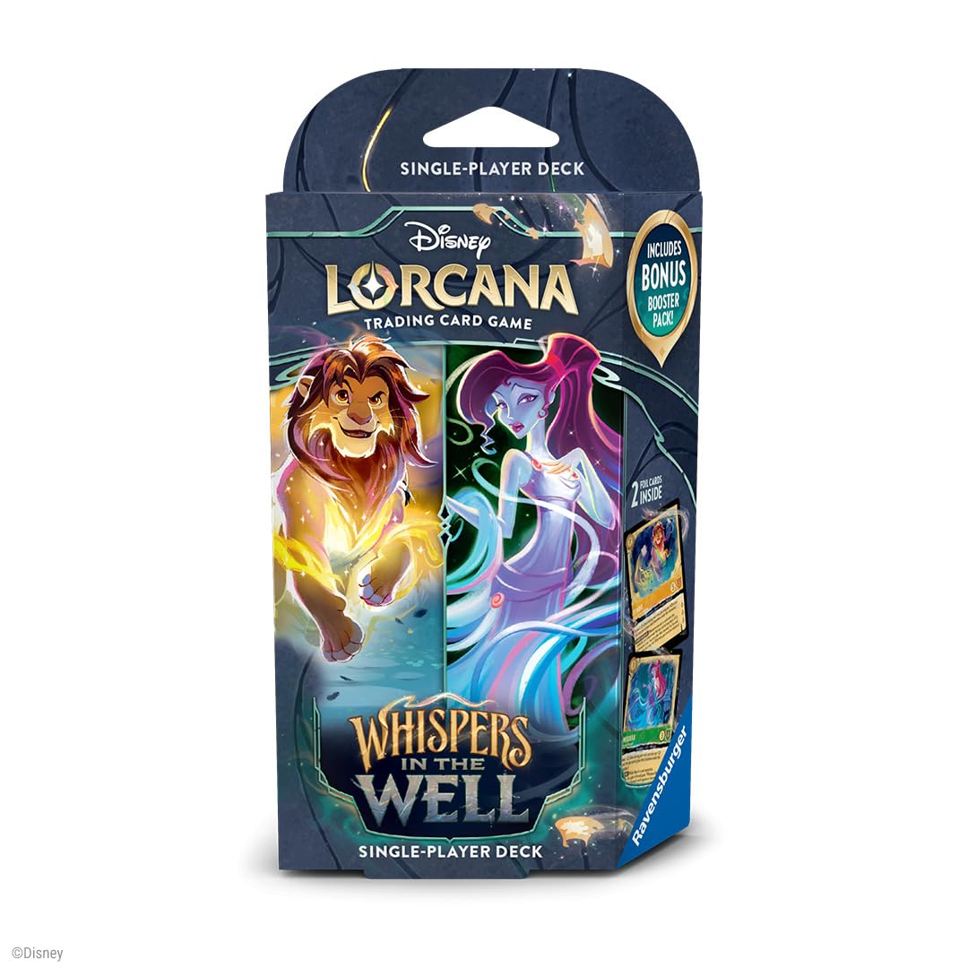 Collectible visuals from Ravensburger Disney Lorcana Amber & Emerald