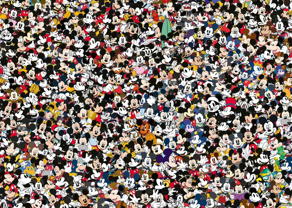 Ravensburger Disney Mickey Mouse Challenge collage puzzle for relaxing evenings.