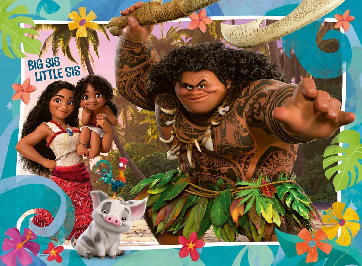 Ravensburger Disney Moana 2 puzzle hero image to spark creativity in kids