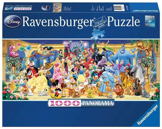 Ravensburger Disney Panoramic 1000-piece box front for gifting and shelf display