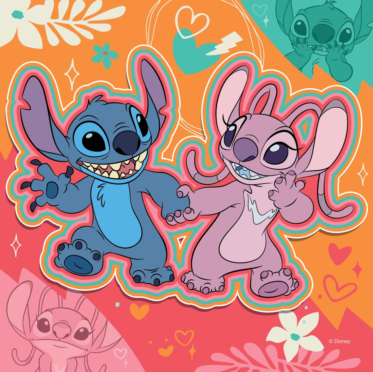 Ravensburger Disney Stitch puzzle bright colors for kid-friendly engagement