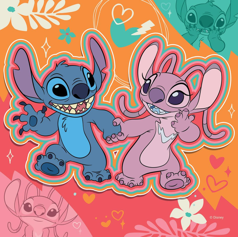 Ravensburger Disney Stitch puzzle bright colors for kid-friendly engagement