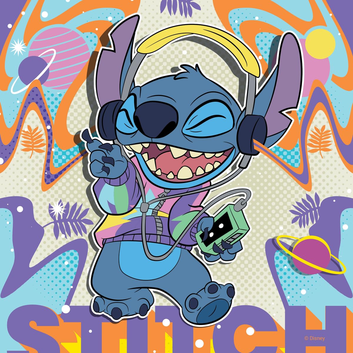 Ravensburger Disney Stitch puzzle with mini-poster reveal of the final image