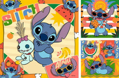 Ravensburger Stitch Aloha puzzle pieces interlock cleanly for smooth assembly.