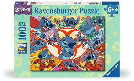 Ravensburger Disney Stitch in My Own World XXL puzzle with big, easy-to-handle pieces for kids