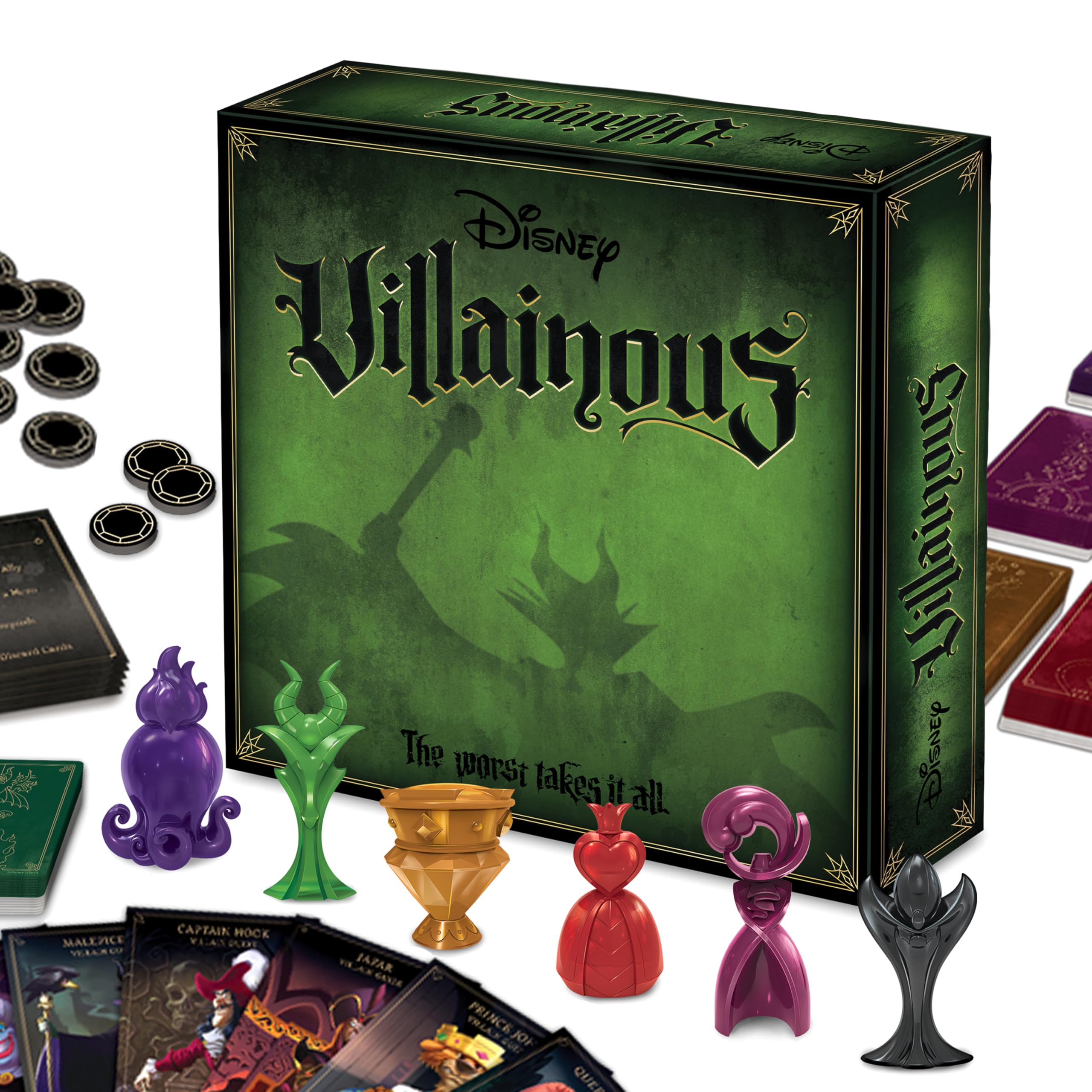 Ravensburger Disney Villainous box shown for family game night