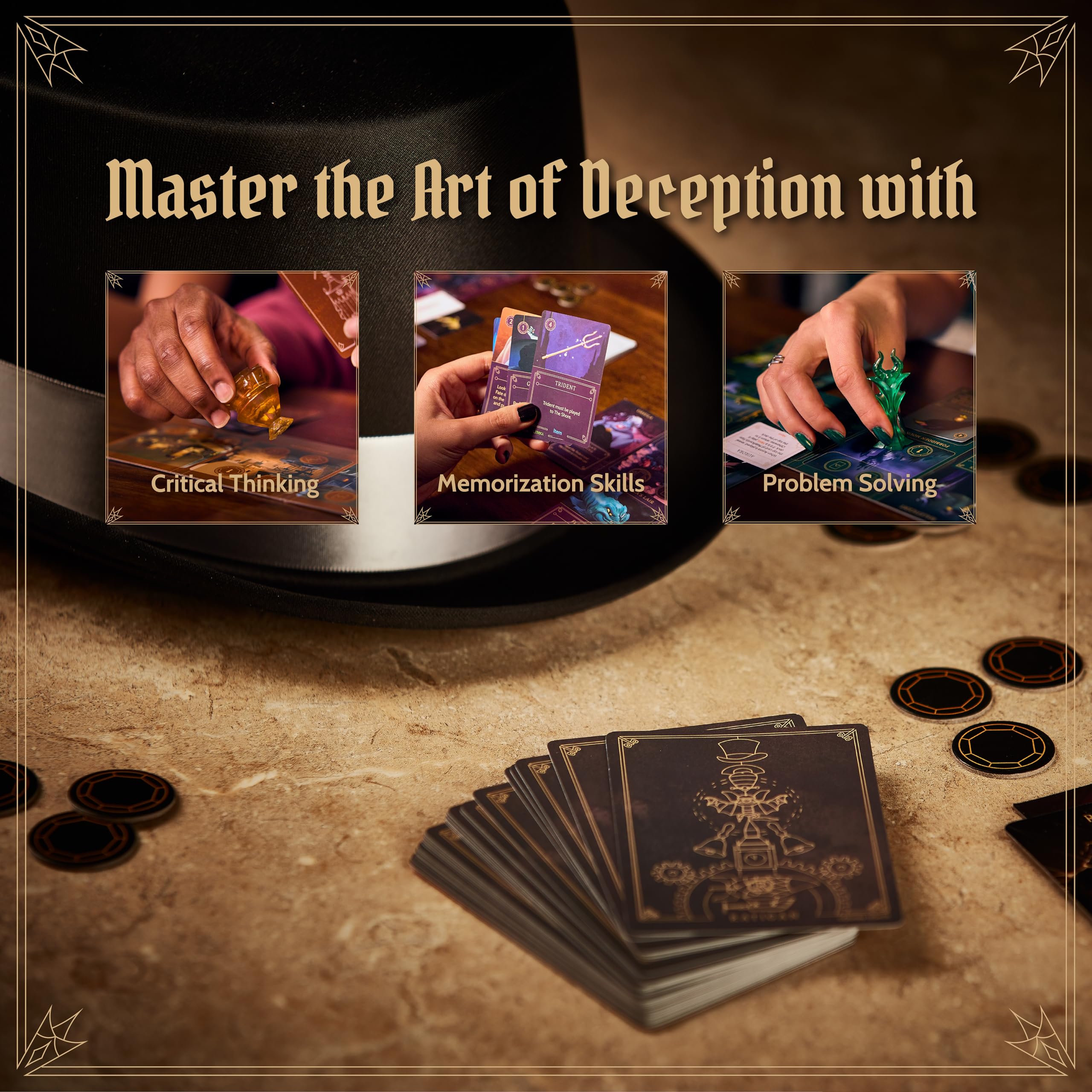 Ravensburger Disney Villainous Robin Hood hero card showing villain interaction