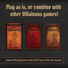 Ravensburger Disney Villainous rulebook for quick setup and references