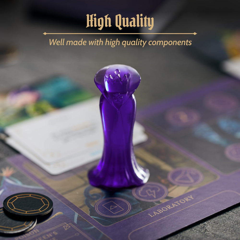 Ravensburger Disney Villainous Wicked to the Core setup tray shows quick teach-and-play readiness