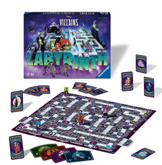 Ravensburger Disney Villains Labyrinth box art inviting Disney fans to explore.