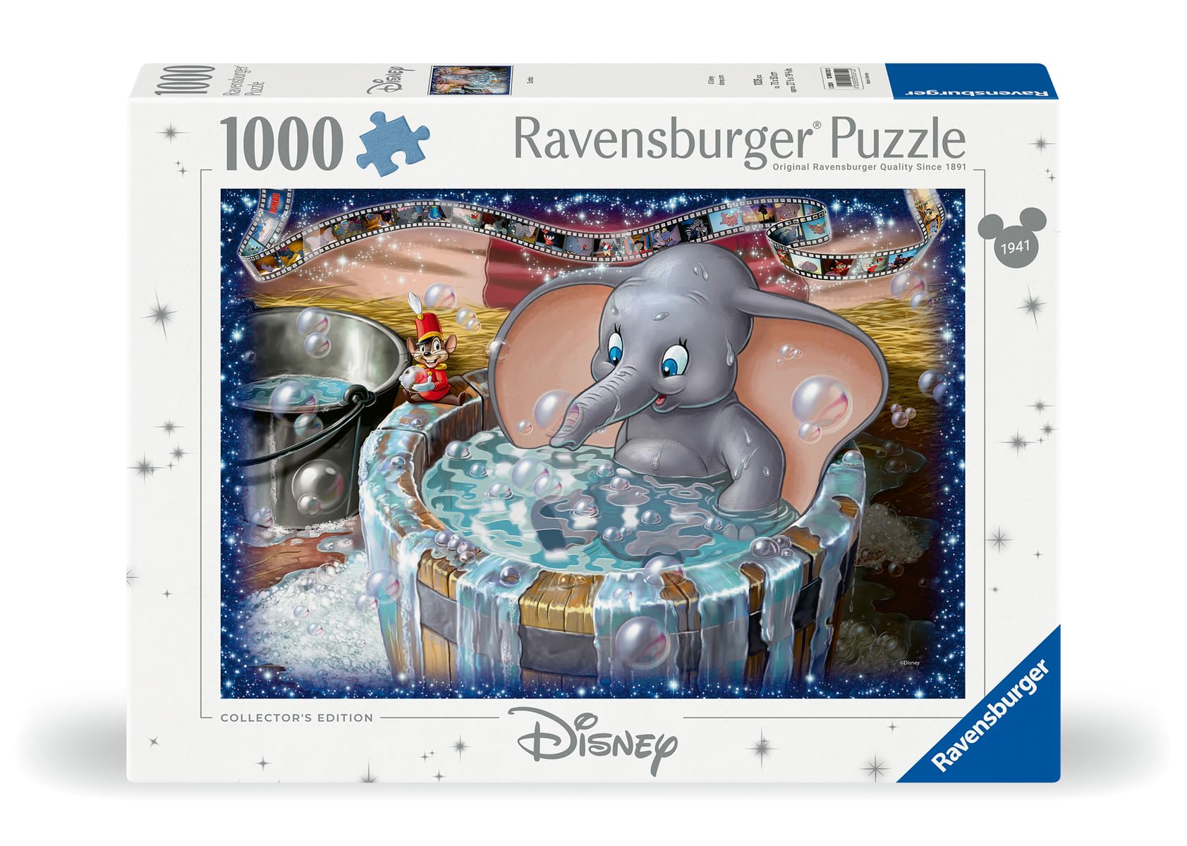 Ravensburger Dumbo movie reel section showing classic scenes for cozy gatherings.