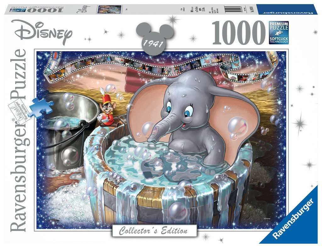 Ravensburger Dumbo puzzle collector edition image, ideal for family puzzle night.