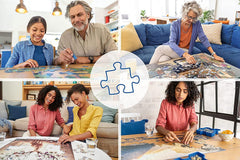 Ravensburger FSC-certified materials label on puzzle packaging
