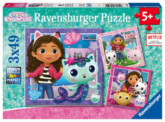 Ravensburger Gabby's Dollhouse room puzzle ensemble supports focused play and family bonding.