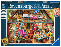 Ravensburger Goldilocks Gets Caught pieces on table showing balanced challenge.