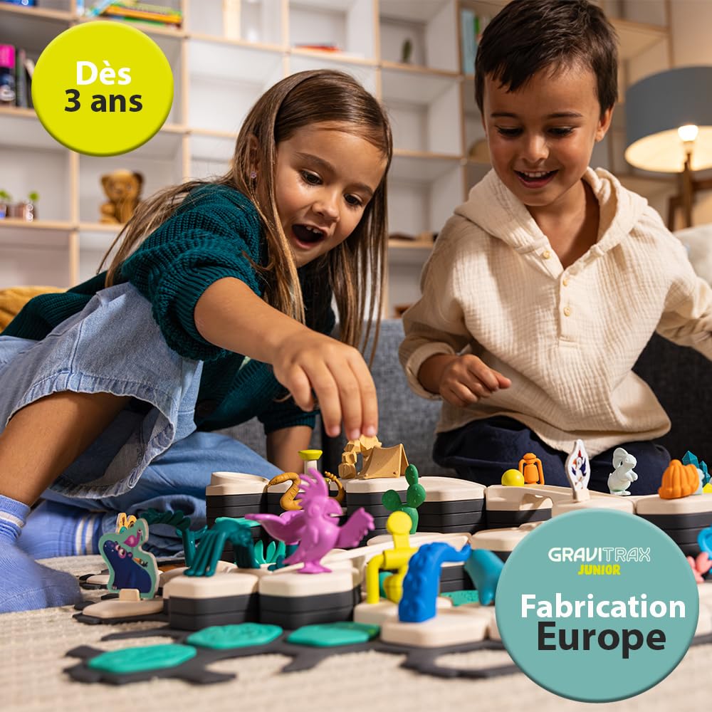 Ravensburger GraviTrax Junior beginner set invites creative decorating and themed world building