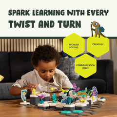 Ravensburger GraviTrax Junior marble path supports hands-on engineering.