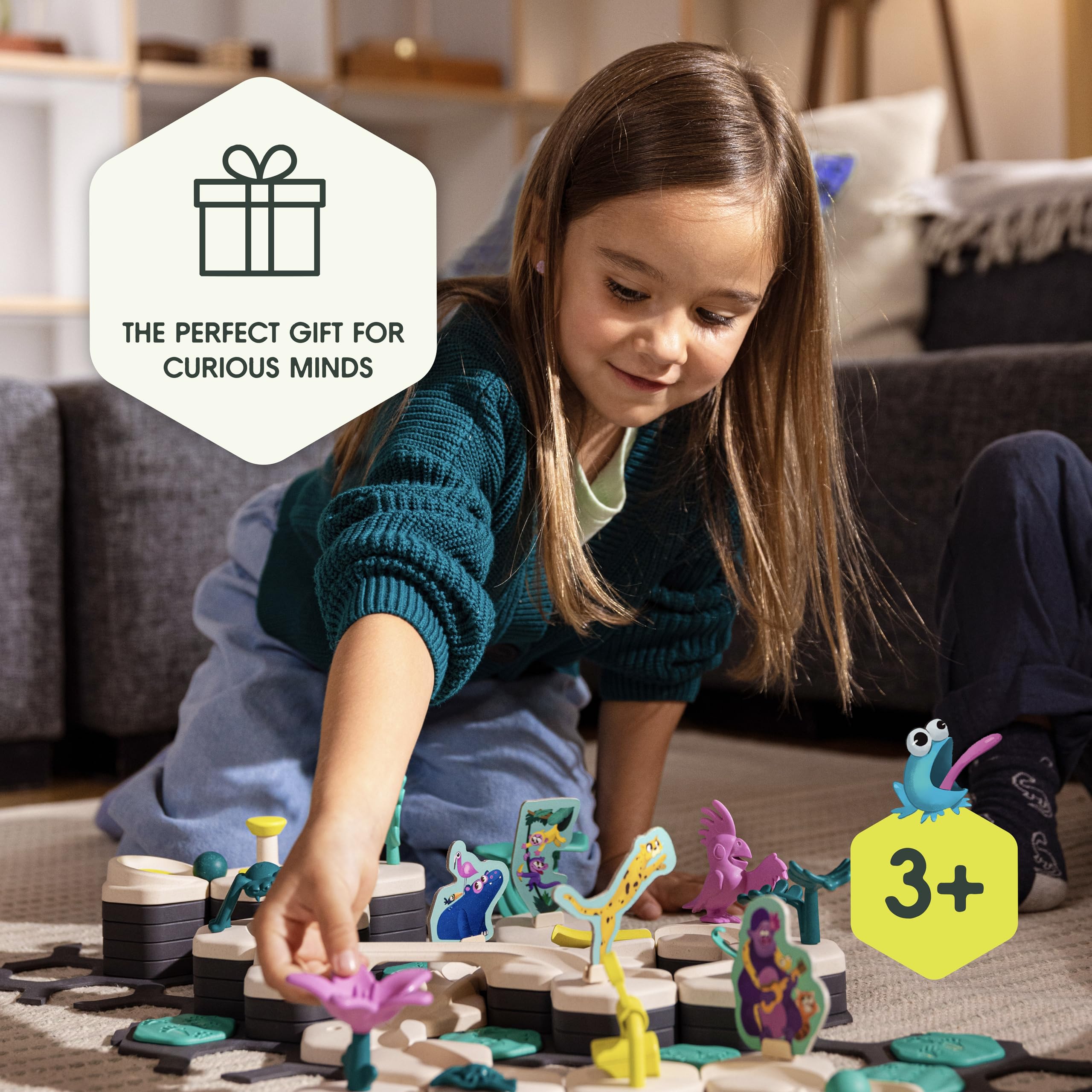 Ravensburger GraviTrax Junior starting plate simplifies setup.