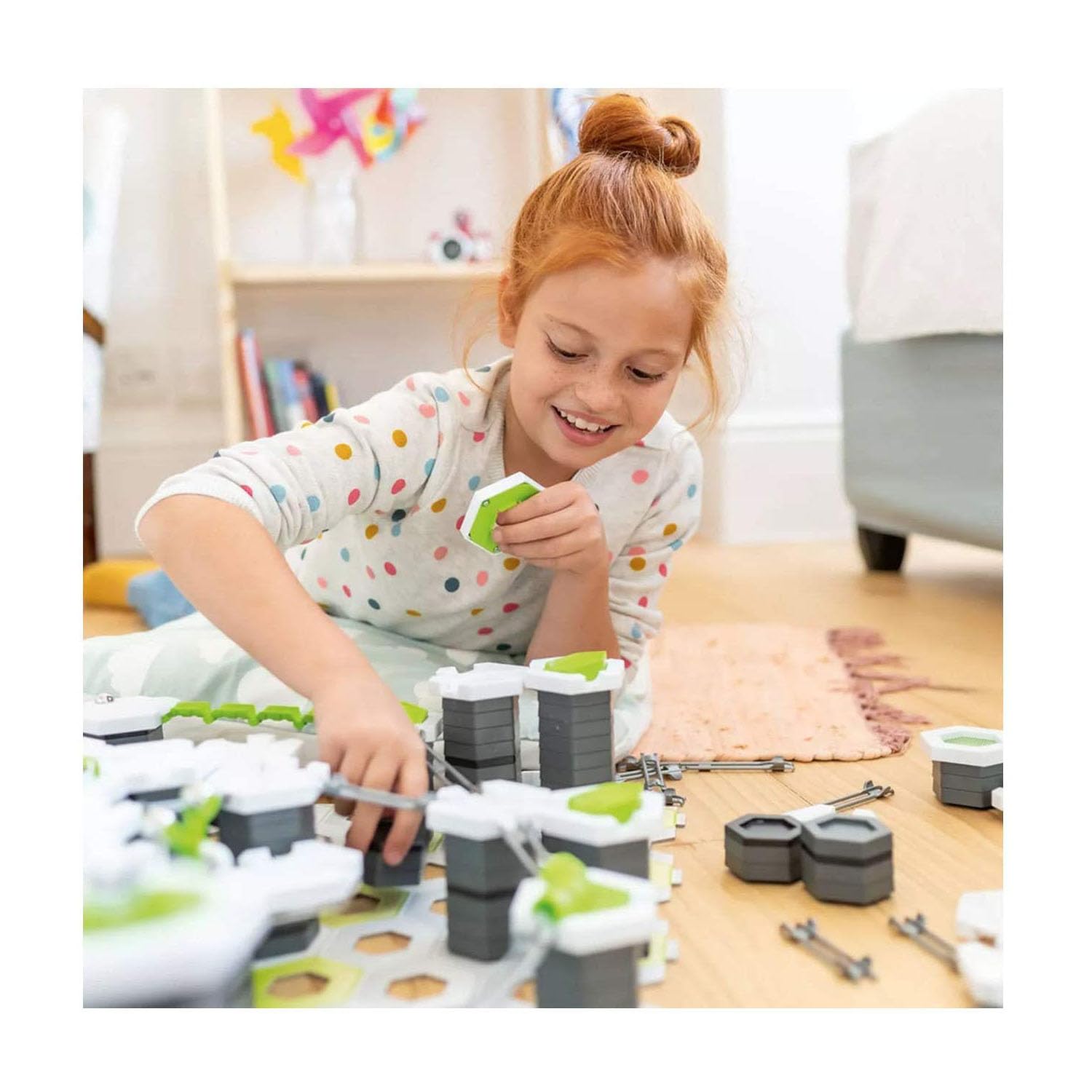 Ravensburger GraviTrax modular track assembly shows adaptable layout design