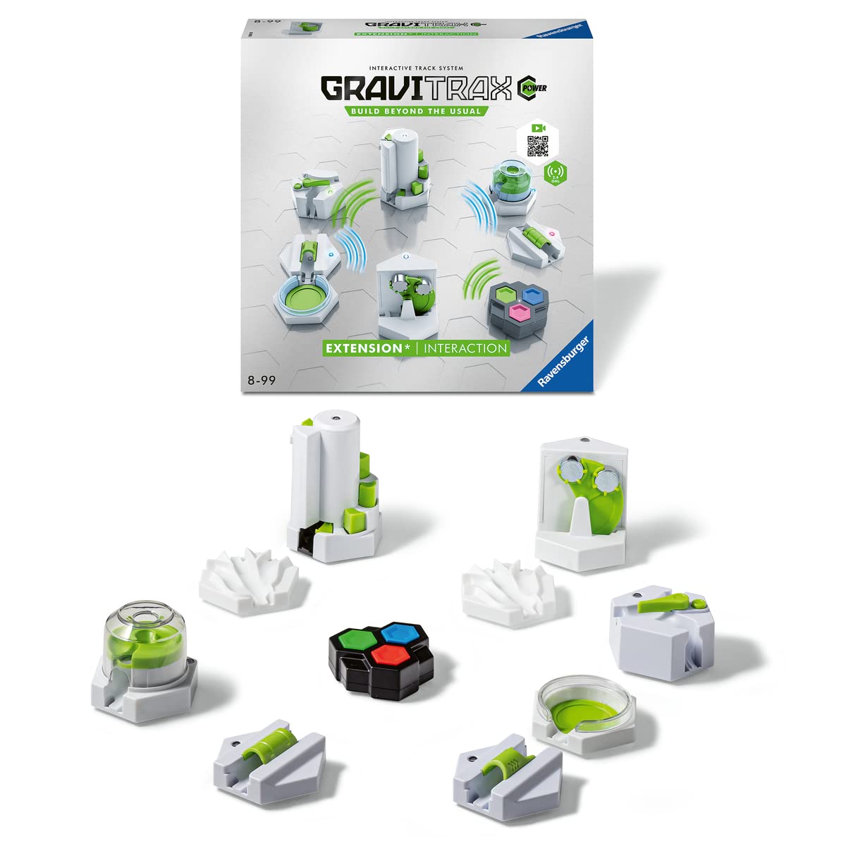 Ravensburger Gravitrax Power Extension Interaction magnetic element in action for dynamic runs.