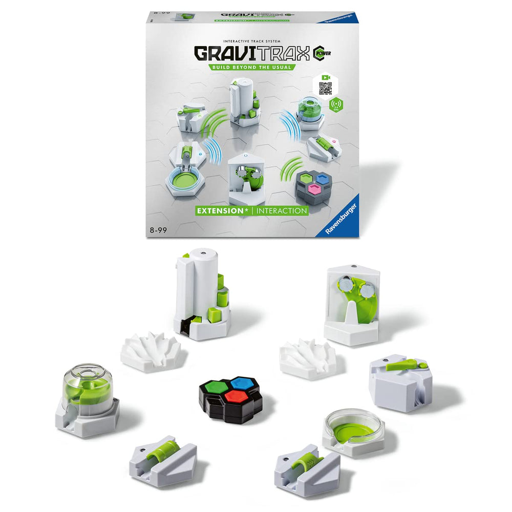 Ravensburger Gravitrax Power Extension Interaction magnetic element in action for dynamic runs.