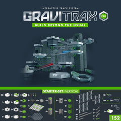 Ravensburger GraviTrax PRO Starter Set component pile offers varied building options