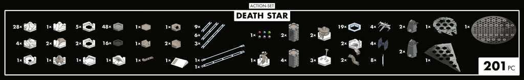 Ravensburger GraviTrax Star Wars TIE fighter figure for rival spacecraft play.