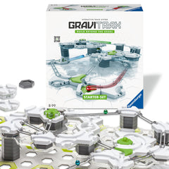 Ravensburger GraviTrax starter set marble track layout enhances spatial reasoning.