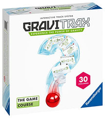 Ravensburger GraviTrax task-cards present 30 challenges to spark creativity and strategy.