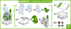 Ravensburger GraviTrax Vertical Cannon compatibility with starter sets for expanded play.