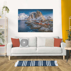 Ravensburger Hamnoy 3000-piece puzzle designed for advanced puzzlers.