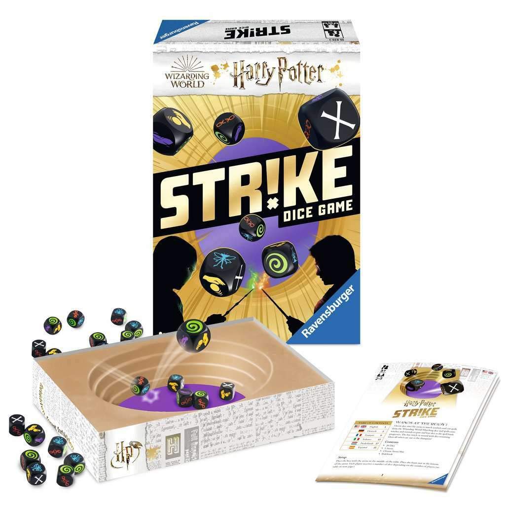 Ravensburger Harry Potter Strike game night setup for family fun
