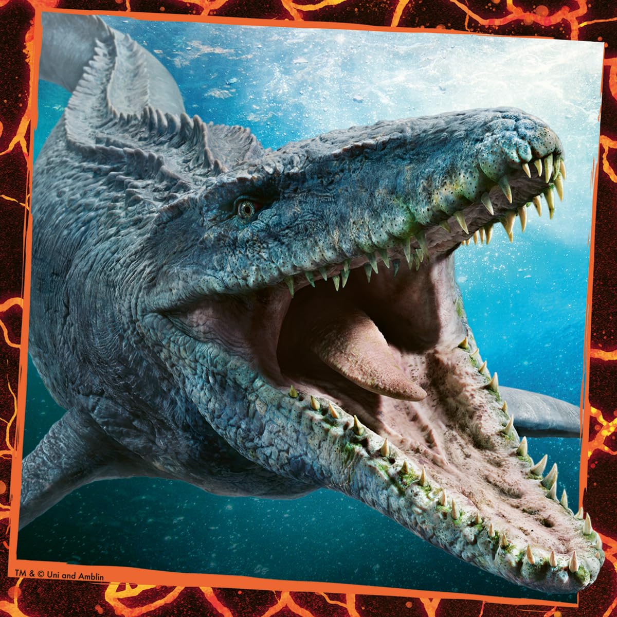 Ravensburger Instinct to Hunt 49-piece puzzle close-up highlights durable pieces