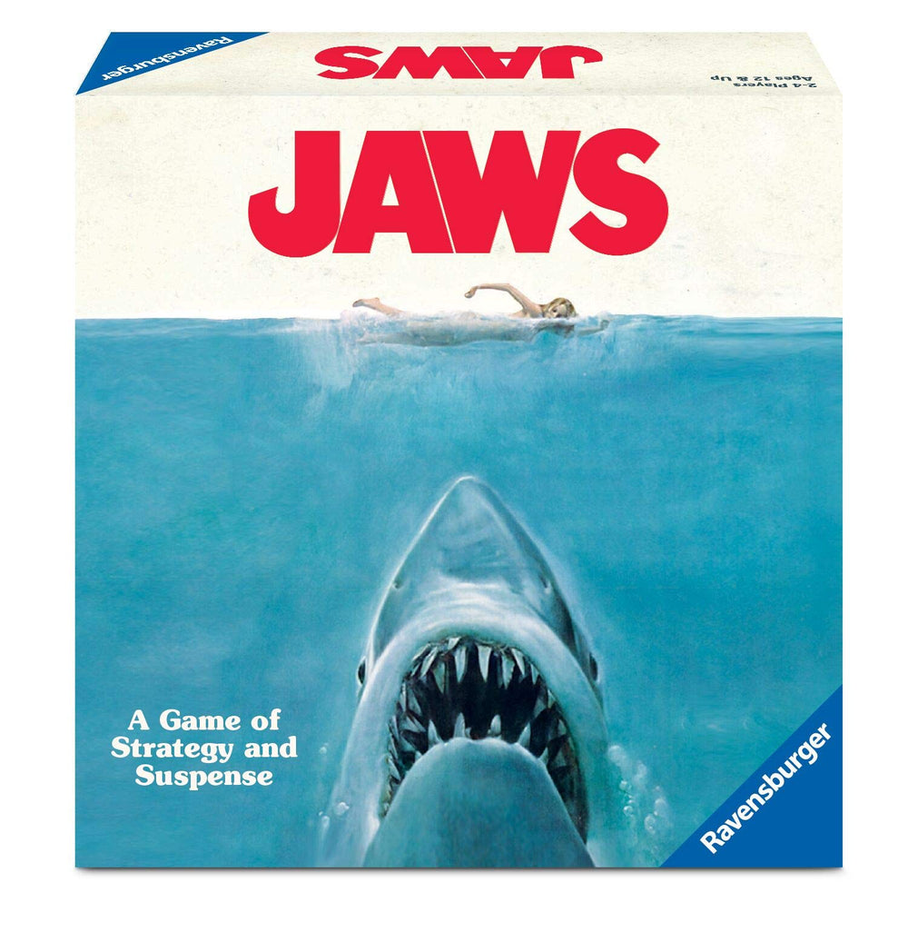 Ravensburger Jaws card deck fuels dynamic decisions and surprises.