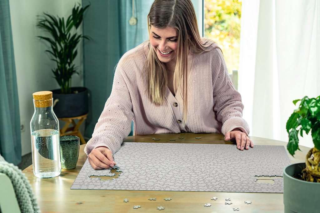 Ravensburger Krypt Silver puzzle hand-crafted cutter creates unique piece shapes