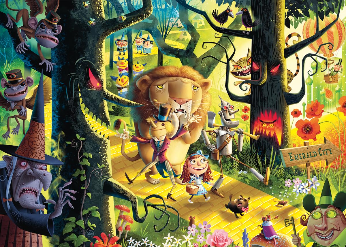 Ravensburger Lions Tigers Bears Oh My puzzle artwork shows vivid colors for engaging evenings