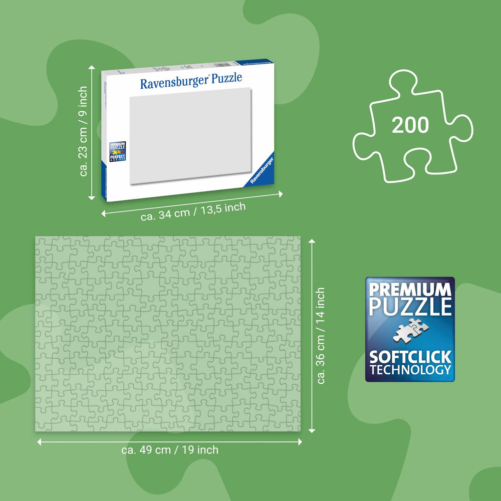 Ravensburger Little Cottage XXL puzzle interlocking-fit closeup emphasizes durable pieces.