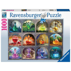 Ravensburger Magical Potions potion icons spark curiosity about the magical theme.