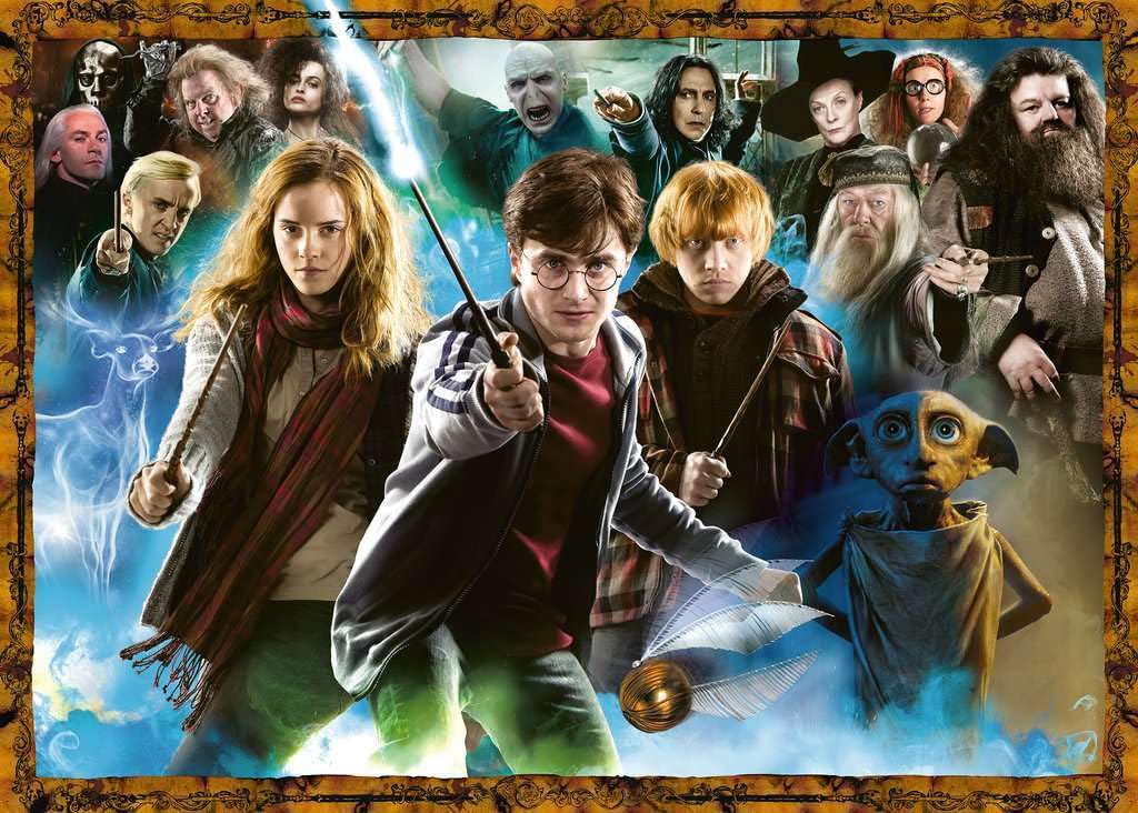 Ravensburger Magical Student Harry Potter puzzle ensemble of characters for social puzzle nights