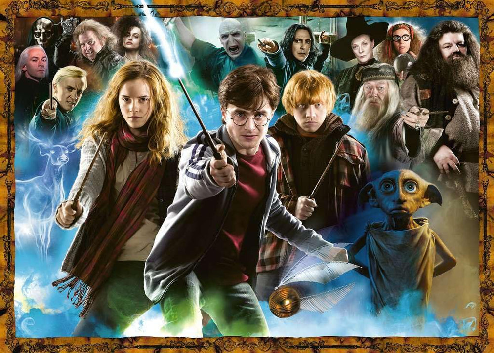 Ravensburger Magical Student Harry Potter puzzle ensemble of characters for social puzzle nights