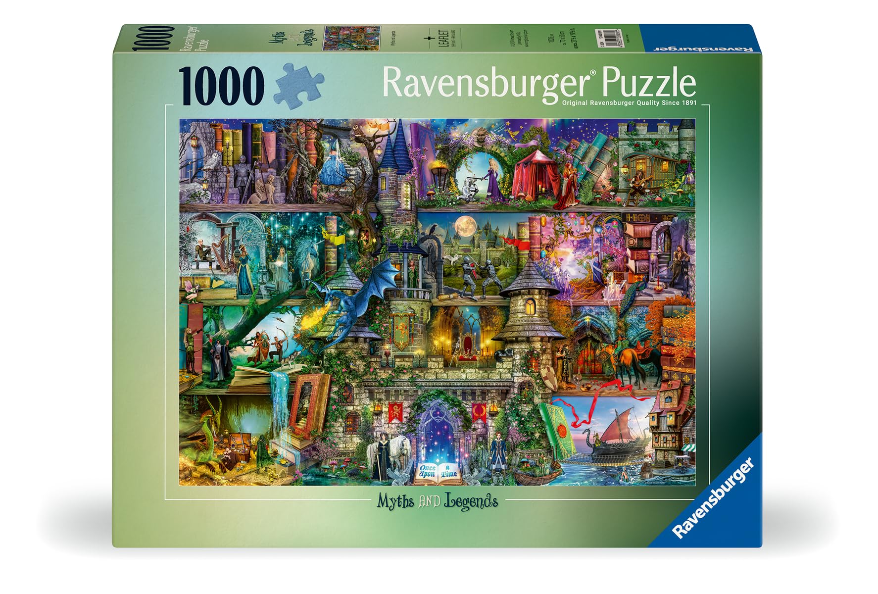 Ravensburger Myths & Legends 1000-piece puzzle glare-free linen finish for comfortable viewing