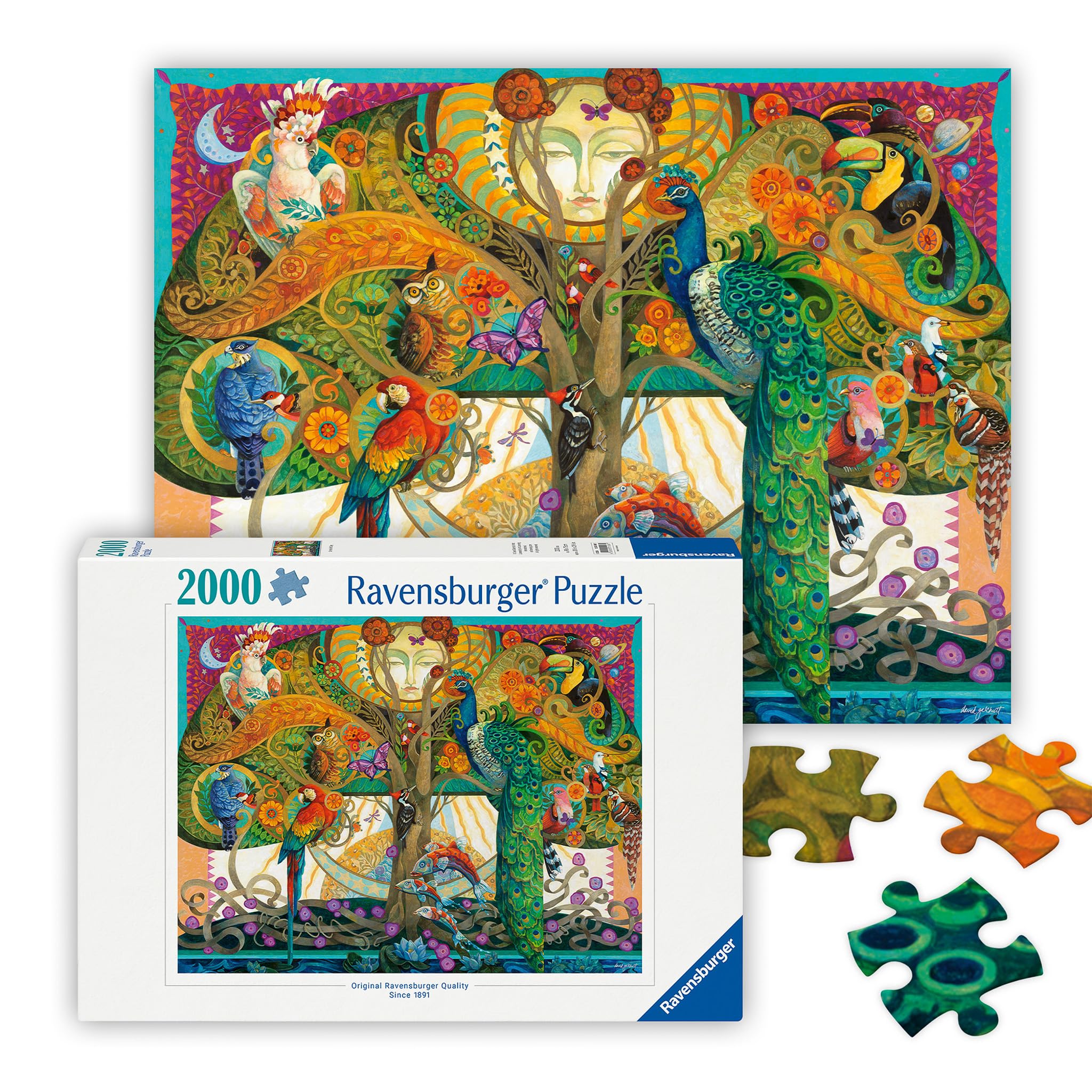Ravensburger On The Fifth Day scene 1 with Genesis-inspired art for immersive family puzzles