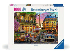Ravensburger Paris at Dawn Eiffel Tower sunrise, ideal mindful puzzle time