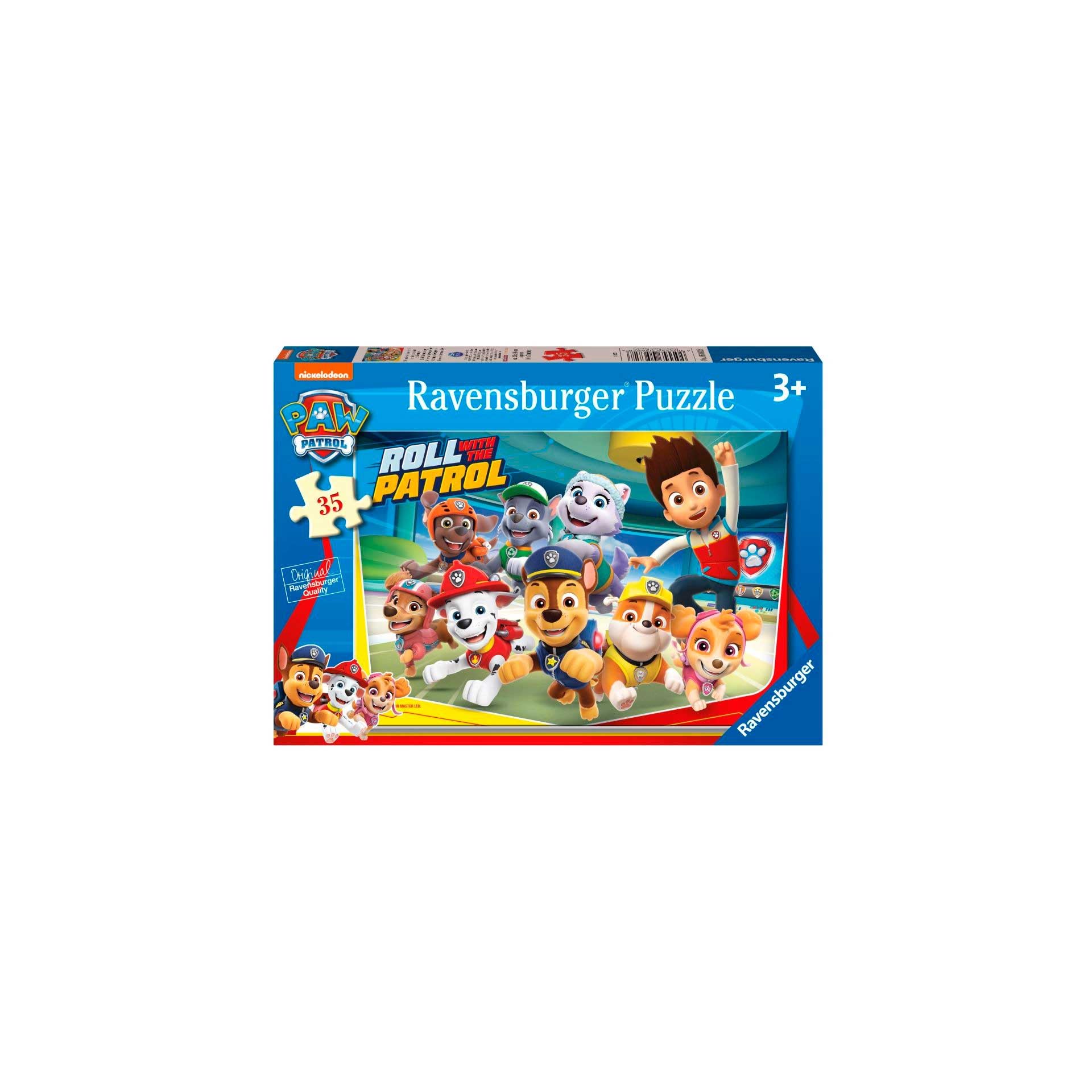 Ravensburger Paw Patrol puzzle 26x18 cm boosts fine motor skills and concentration.