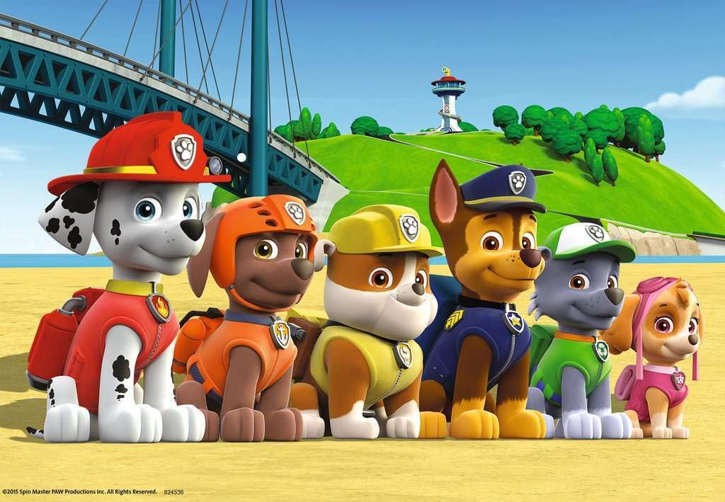 Ravensburger Paw Patrol puzzle with a child playing to encourage focus and concentration.