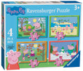 Ravensburger Peppa Pig Four Seasons puzzle box front, engaging color-rich design for early learners.