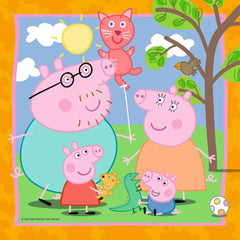 Ravensburger Peppa Puzzle characters close-up highlighting favorite friends for imaginative fun